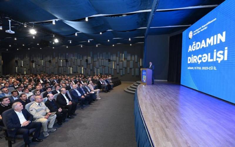 Nazir \"Ağdamın dirçəlişi\" tədbirində