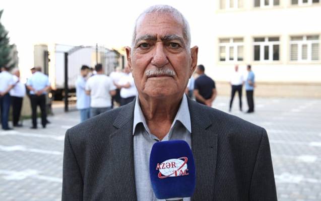 76 yaşlı laçınlının sevinci... 