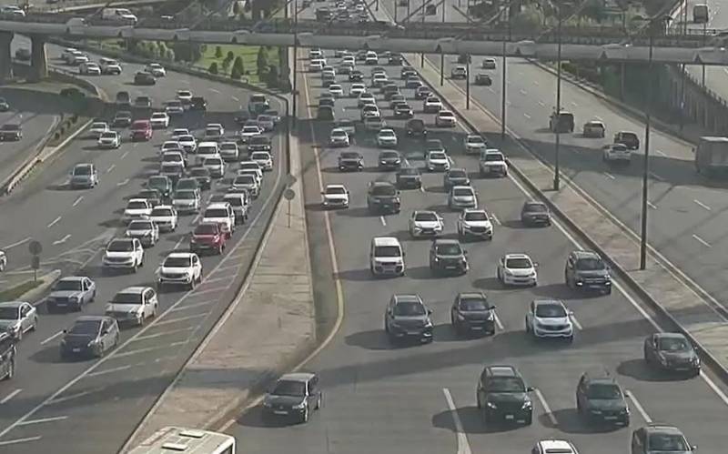 Bakıda bu yollarda sıxlıq var - SİYAHI