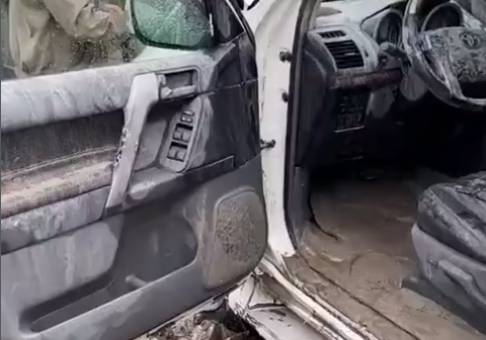 İsmayıllıda selə düşən avtomobilin SON HALI - VİDEO