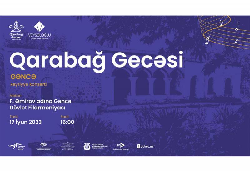 Veysəloğlu Şirkətlər Qrupu “Qarabağ gecəsi” xeyriyyə konsertinin baş sponsorudur