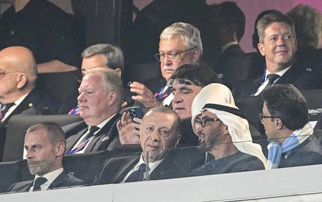 Ərdoğan Çempionlar Liqasının finalında - FOTO