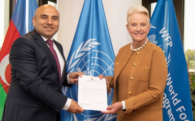 Səfir etimadnaməsini icraçı direktora təqdim etdi