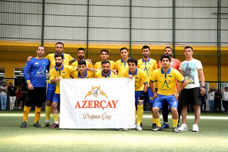 Doğma çay “Azerçay”ın dəstəklədiyi “Azərsun” komandası mini futbol turnirinin qalibi oldu - FOTOLAR
