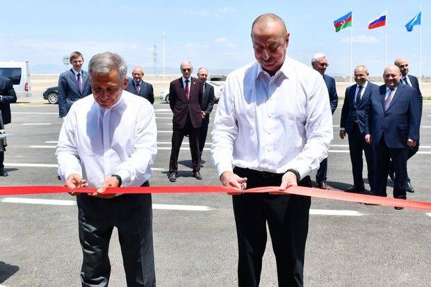 İlham Əliyev və Rüstəm Minnixanov Cəbrayılda açılışda iştirak etdilər - YENİLƏNDİ (FOTO)