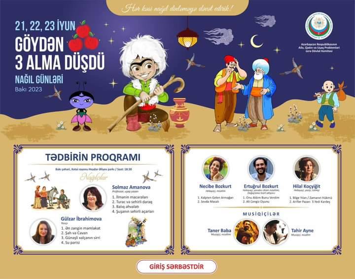 “Göydən üç alma düşdü” adlı nağıl günləri keçriləcək