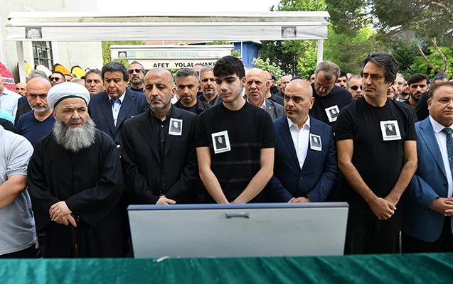 Mübariz Mənsimov atası ilə vidalaşdı - FOTOLAR