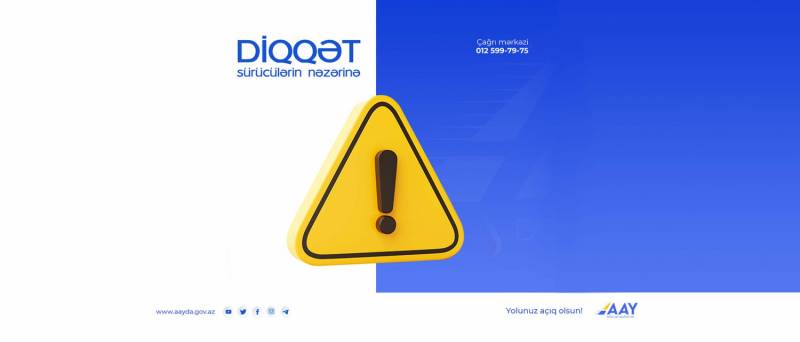 Sürücülərin nəzərinə! - Bu yolda hərəkət məhdudlaşdırılacaq