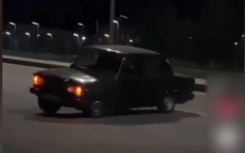 Gəncədə avtoxuliqanlıq edən şəxs saxlanıldı - FOTOLAR