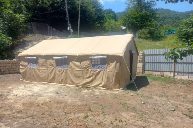 Lerikdə 2 ev yararsız hala düşdü - Çadırlar quruldu (VİDEO)