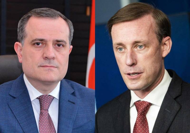 Ceyhun Bayramov Baydenin müşaviri ilə GÖRÜŞDÜ