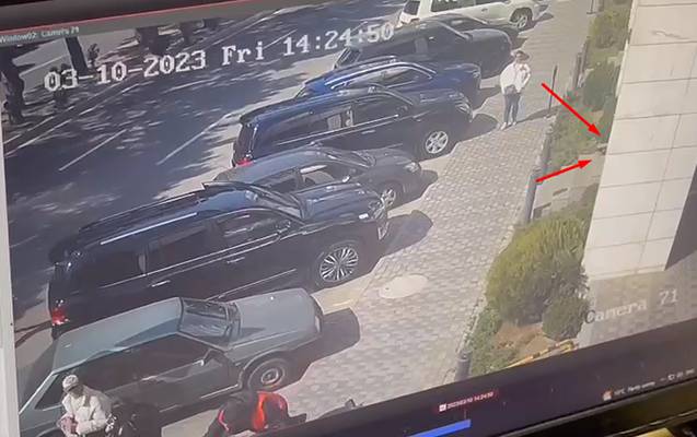 Bakıdakı atışmanın görüntüləri yayıldı - VİDEO