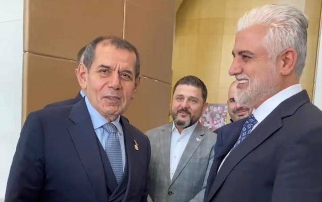Tahir Gözəl \"Qalatasaray\"ın prezidenti ilə görüşdü - FOTO