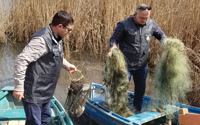 Qanunsuz balıq ovlayanlar SAXLANILDI - FOTOLAR