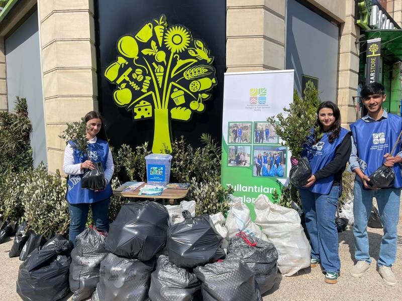 Bu ilin ötən dövrü ərzində \"Tullantıları tinglərə dəyiş\" adı altında 8 aksiya keçirildi - FOTOLAR