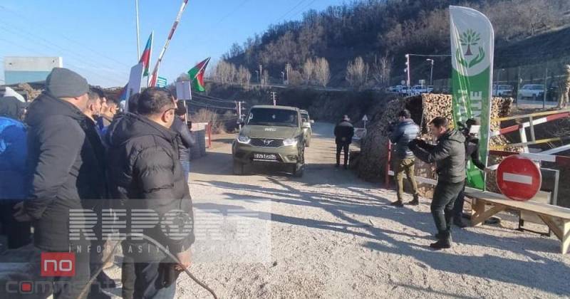 Sülhməramlıların 50 maşını aksiya ərazisindən keçdi