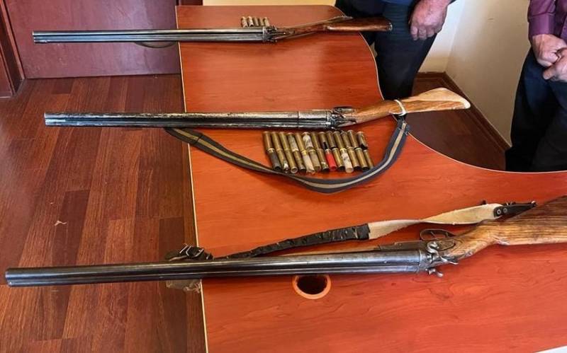 Quba sakinlərində qanunsuz saxlanılan odlu silahlar aşkarlandı