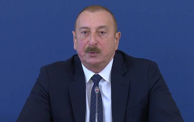 Prezident Şuşada beynəlxalq konfransda çıxış edir - CANLI