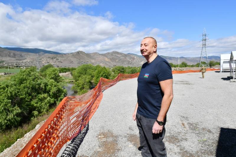 İlham Əliyev Cəbrayıl rayonuna səfər etdi