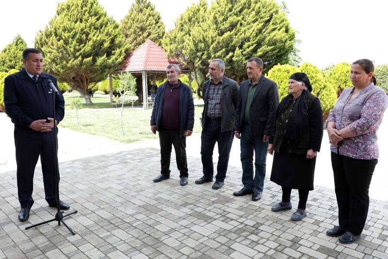 Goranboy rayon sakinlərinin qaz təchizatı ilə bağlı müraciətləri \"Açıq mikrofon\"da - FOTOLAR