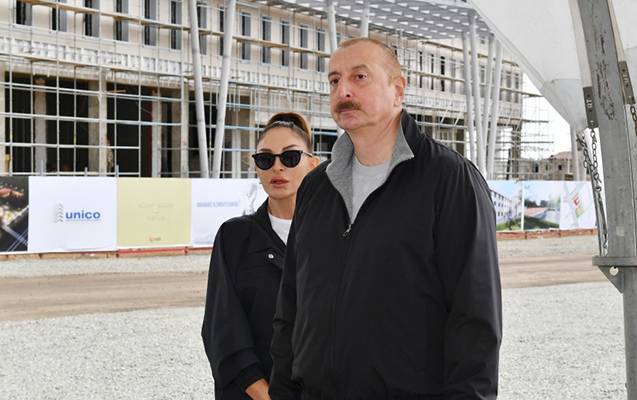 Prezidentlə xanımı Xocavənd və Füzuliyə getdi - YENİLƏNDİ