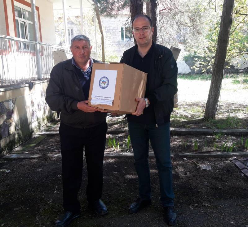 Daşkəsəndə “Heydər Əliyev İli” ilə bağlı şəhid ailələrinə yardım edildi - FOTOLAR