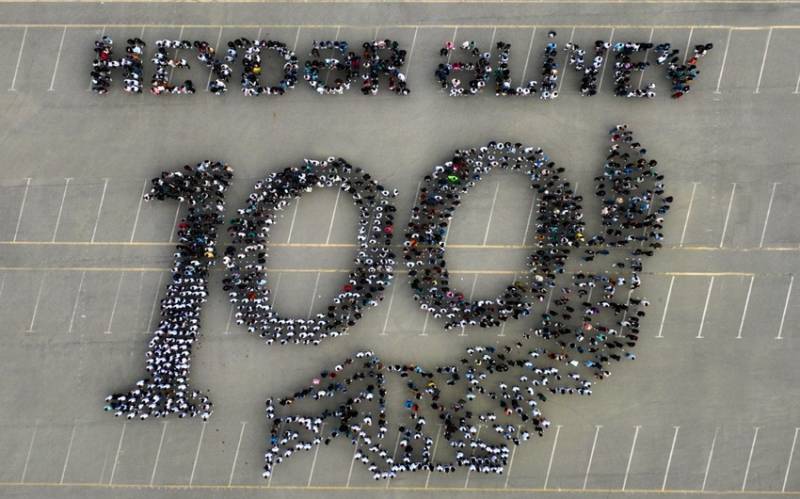 \"Bakı Marafonu 2023\"də ümummilli liderlə bağlı fləşmob - VİDEO