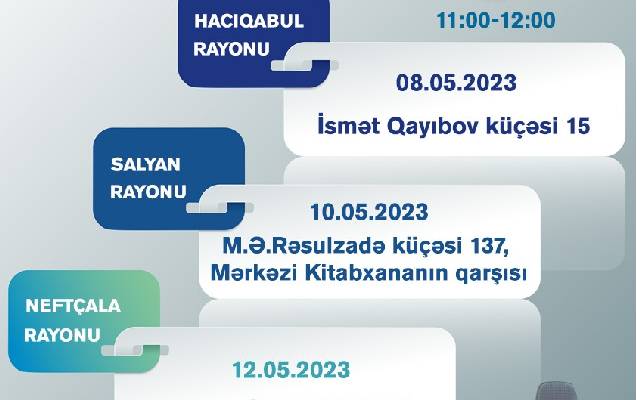 Bu rayonlarda “Azəriqaz” İB-nin “Açıq mikrofon”u qurulacaq 