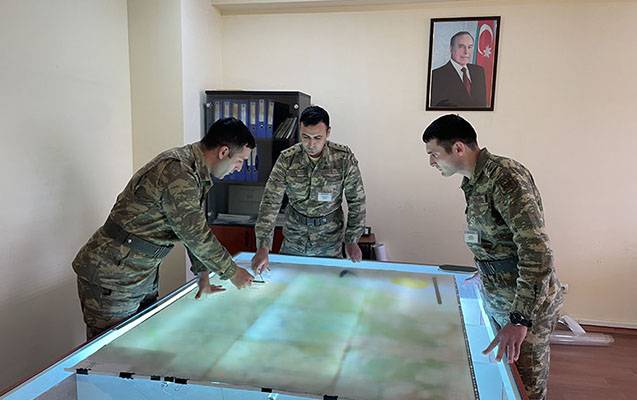 Orduda komanda-qərargah təlimləri keçirildi - FOTOLAR