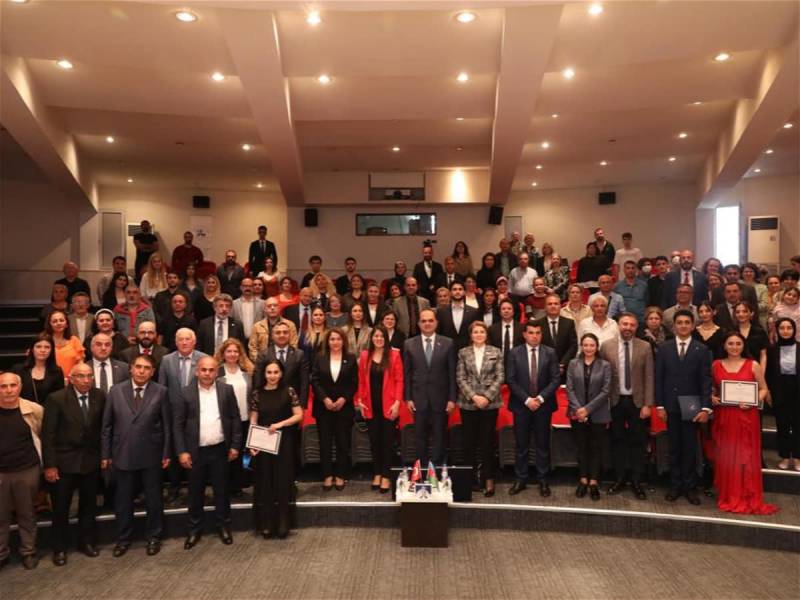 ADU və Doqquz Eylül Universiteti Ulu Öndərin 100 illiyinə həsr edilmiş konfrans təşkil etdi - FOTOLAR