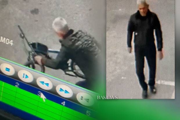 Bakıda kuryerin velosipedi oğurlandı - ANBAAN VİDEO