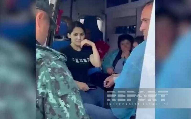 Ermənilər Laçın postunda belə yoxlanılır - VİDEO