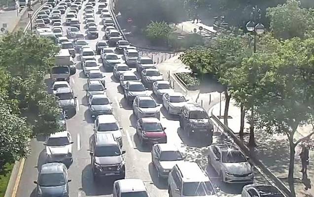 Bakının bu yollarında tıxac var - SİYAHI