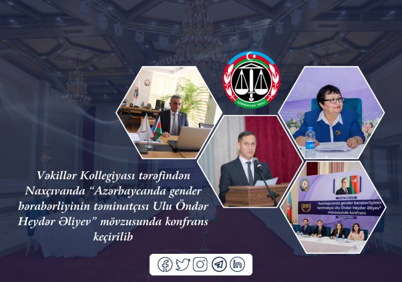 Ulu Öndər Heydər Əliyev ilə bağlı  konfrans keçirildi - FOTOLAR