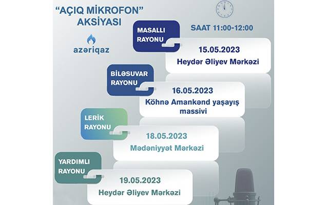 “Açıq mikrofon” aksiyası davam edir