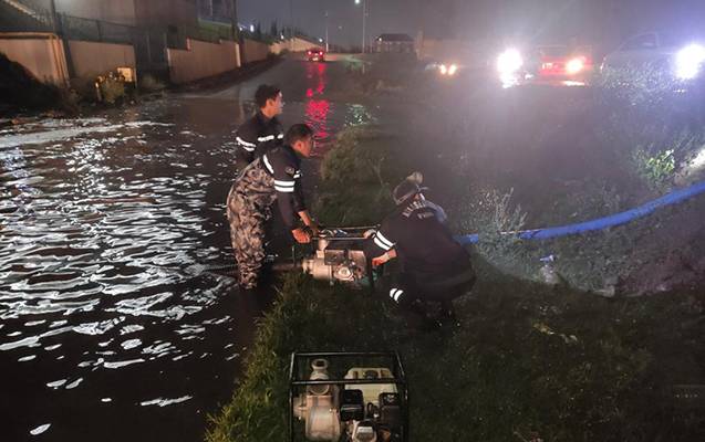 Bu yolda subasmadan sonra hərəkət bərpa olundu - FOTO/VİDEO