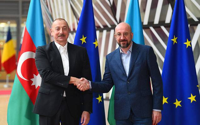 İlham Əliyev və Şarl Mişel arasında görüş başa çatdı - YENİLƏNDİ (FOTO)