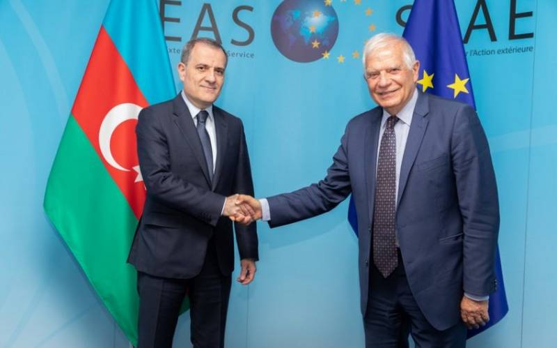 Ceyhun Bayramov Brüsseldə Borellə GÖRÜŞDÜ