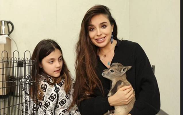 Leyla Əliyeva Bakı Zooloji Parkında - FOTO
