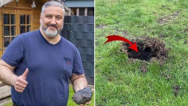 Həyətinə meteorit düşən ailə zəngin oldu - FOTO