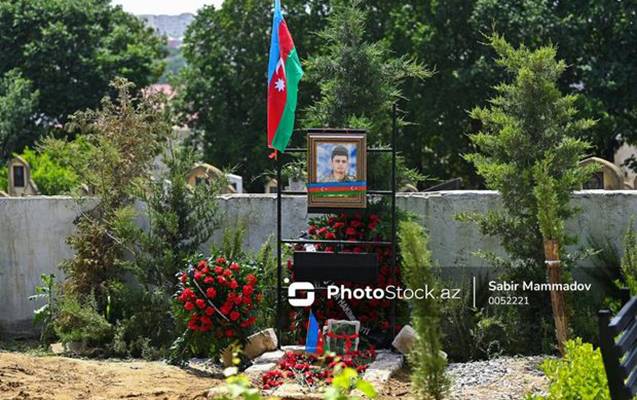 Şəhid Davud dəfn edildi - FOTOLAR