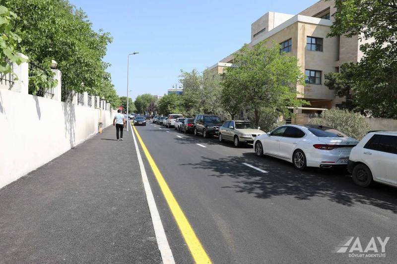 Paytaxtın Nərimanov rayonunda İsa bulağı küçəsi təmir olundu - FOTOLAR