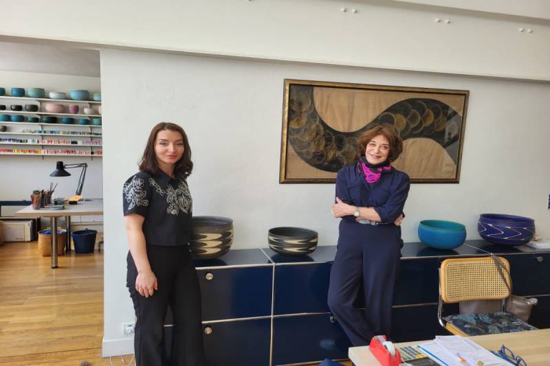 Leyla Abdullayeva ADR nazirinin nəvəsi ilə görüşdü - FOTO