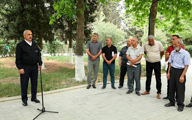 “Səyyar qəbul otağı” Şabran sahibkarların ixtiyarında oldu - FOTOLAR