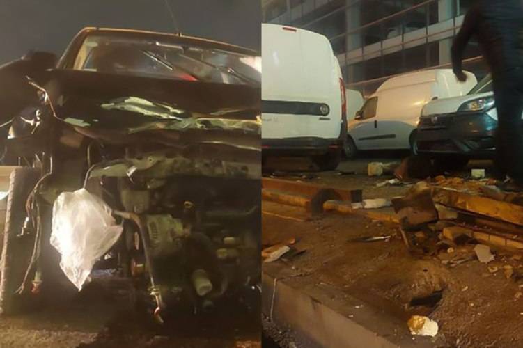 Bakıda avtomobil salondakı maşınlara çırpıldı - FOTOLAR