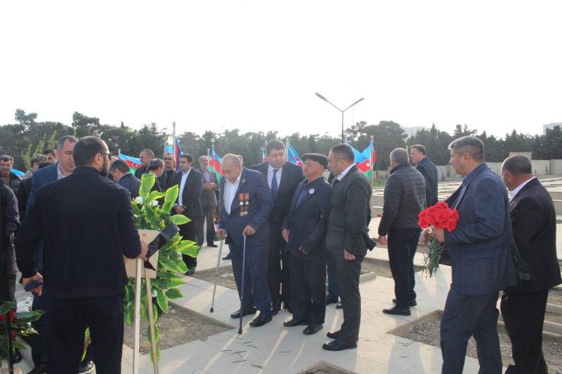 İkinci Fəxri xiyabanda şəhid Əkrəm Şadmanovun əziz xatirəsi yad olundu - FOTO