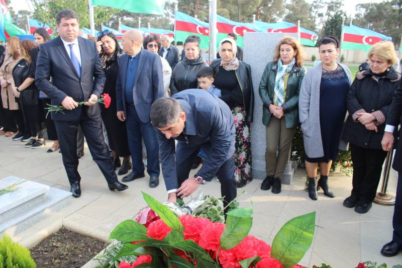 Şəhid İsmayıl Kərimlinin əziz xatirəsi yad olundu - FOTOLAR