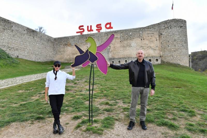 Prezident və xanımının Şuşa səfəri FOTOLARDA