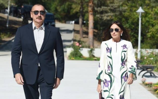 Prezidentlə xanımı Şuşaya getdi