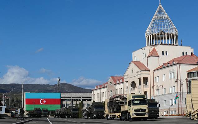 Separatçılardan müsadirə olunmuşdu, paradda nümayiş etdirildi - VİDEO